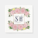 Search for yellow rose napkins Watercolor
