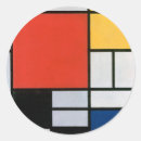 Search for black yellow red stickers Mondrian