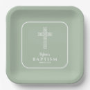 Search for baptism paper plates Christian
