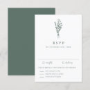 Search for wedding rsvp cards Sage green