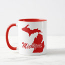Search for home michigan mugs Red