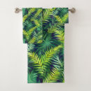 Search for leaf pattern bath towels Green leaves
