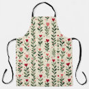 Search for heart pattern aprons Valentine