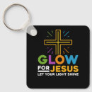 Search for shining light key rings Jesus