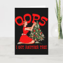 Search for oops christmas cards Funny retro christmas