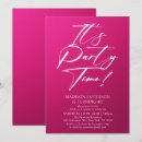 Search for of time invitations Pink