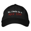 Search for dark embroidered hats Music