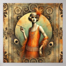 Search for 1920s flapper girl posters Jazz age
