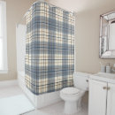 Search for blue and brown shower curtains Tartan