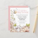 Search for bee baby shower invitations Typography