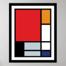 Search for mondrian posters Black