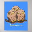 Search for cute cartoon owl posters Adorable