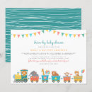 Search for train baby boy shower invitations Animals