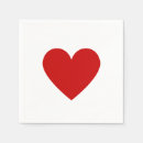 Search for red heart napkins Simple
