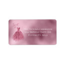Search for faux glitter return address labels Typography