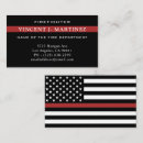 Search for firemen business cards Fire department