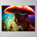 Search for mushroom fantasy art Ai generated