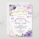 Search for purple butterfly baby shower invitations Is on the way