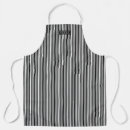 Search for black and white stripes aprons Chef