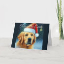 Search for golden retriever christmas cards Snow