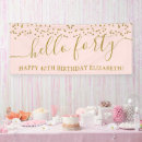 Search for 40th birthday banners Women