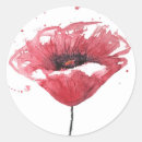 Search for watercolor poppies stickers Colourful