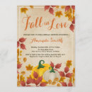 Search for autumn bridal shower invitations Fall in love