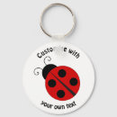 Search for cartoon ladybug key rings For kids