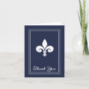 Search for fleur de lis thank you cards Parisian