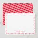 Search for red plaid thank you cards Cute