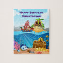 Search for pirates puzzles Illustration