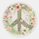 Search for floral peace sign stickers Vintage
