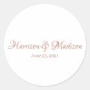 Search for rose gold wedding stickers Script