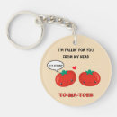 Search for funny tomato key rings Kawaii