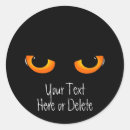 Search for creepy cat eyes stickers Halloween