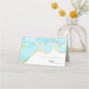 Search for blue border place cards Watercolor
