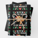 Search for ugly christmas wrapping paper Santa