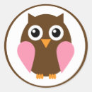 Search for pink owl stickers Cute