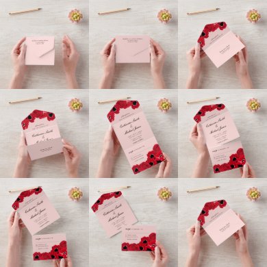 Search for abstract rose invitations Floral