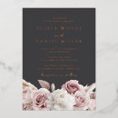 Search for pink and grey wedding invitations Dusty rose