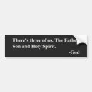 Search for holy bumper stickers Trinity