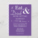 Search for eat drink be married wedding invitations Party