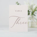 Search for rustic numbers table cards Calligraphy table number