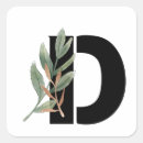 Search for gold monogram d stickers Watercolor