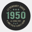 Search for 1950s birthday stickers Vintage