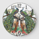 Search for vintage peacock clocks Peafowl