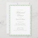 Search for christmas rehearsal dinner invitations Green
