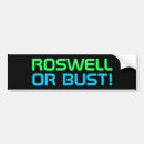 Search for outer space bumper stickers Roswell