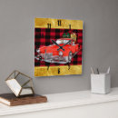 Search for vintage santa claus clocks Xmas