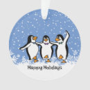 Search for black and white penguin christmas tree decorations Winter